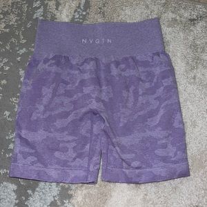 NVGTN purple camo shorts